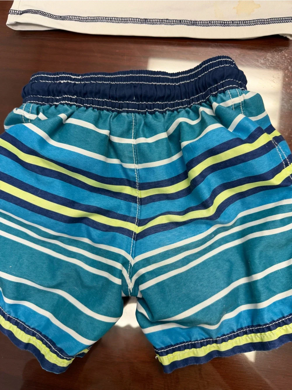 Carter's Navy, Teal & White Boys' Swim Set with Ocean Creature Graphic